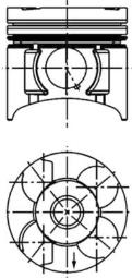 Piston KOLBENSCHMIDT 40392610