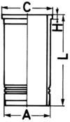 Cylinder Liner KOLBENSCHMIDT 88318110