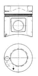 Piston KOLBENSCHMIDT 91237600