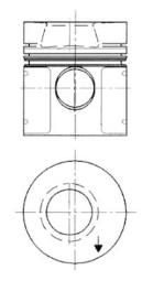 Piston KOLBENSCHMIDT 91551610