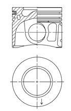 Piston KOLBENSCHMIDT 41252620