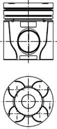 Piston KOLBENSCHMIDT 40610600