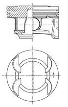 Piston KOLBENSCHMIDT 41492620