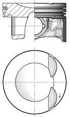 Piston KOLBENSCHMIDT 41533620