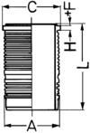 Cylinder Liner KOLBENSCHMIDT 89500110