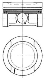 Piston KOLBENSCHMIDT 94503720