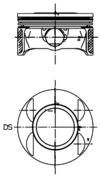 Piston KOLBENSCHMIDT 40027710