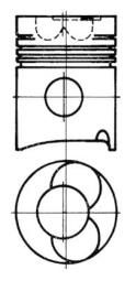 Piston KOLBENSCHMIDT 93052600