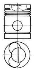 Piston KOLBENSCHMIDT 91571600