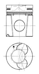 Piston KOLBENSCHMIDT 92128600