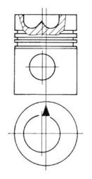 Piston KOLBENSCHMIDT 99408600