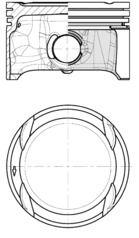 Piston KOLBENSCHMIDT 40839600