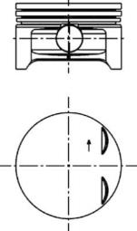 Piston KOLBENSCHMIDT 40383600