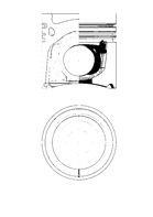 Piston KOLBENSCHMIDT 40831600