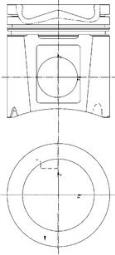 Piston KOLBENSCHMIDT 40742600