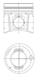 Piston KOLBENSCHMIDT 99973600