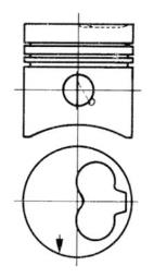 Piston KOLBENSCHMIDT 93260610