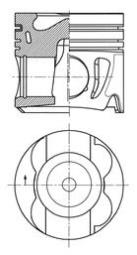 Piston KOLBENSCHMIDT 41716610