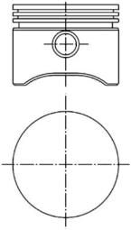 Piston KOLBENSCHMIDT 40189605