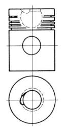 Piston KOLBENSCHMIDT 92986600