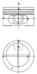 Piston KOLBENSCHMIDT 97333623