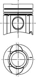 Piston KOLBENSCHMIDT 40375600