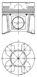 Piston KOLBENSCHMIDT 40079620