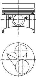 Piston KOLBENSCHMIDT 40224600