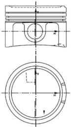 Piston KOLBENSCHMIDT 40434600