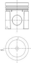 Piston KOLBENSCHMIDT 40473600