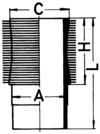 Cylinder Liner KOLBENSCHMIDT 89030110