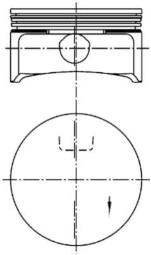 Piston KOLBENSCHMIDT 99741610