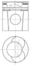 Piston KOLBENSCHMIDT 94511700