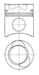 Piston KOLBENSCHMIDT 91683700