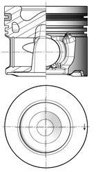 Piston KOLBENSCHMIDT 41792610