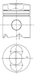 Piston KOLBENSCHMIDT 99343600