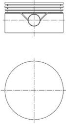 Piston KOLBENSCHMIDT 99849600