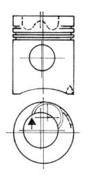 Piston KOLBENSCHMIDT 93504700