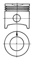 Piston KOLBENSCHMIDT 93293602