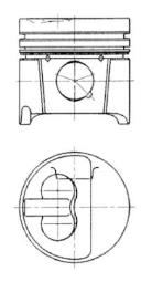 Piston KOLBENSCHMIDT 94786710