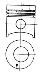 Piston KOLBENSCHMIDT 93757600