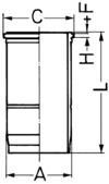 Cylinder Liner KOLBENSCHMIDT 89593110