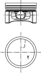 Piston KOLBENSCHMIDT 40219610