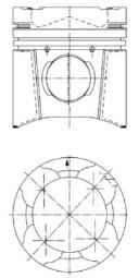 Piston KOLBENSCHMIDT 94846600