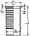 Cylinder Liner KOLBENSCHMIDT 88568110