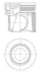 Piston KOLBENSCHMIDT 41013600