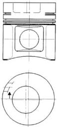 Piston KOLBENSCHMIDT 92306600