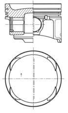 Piston KOLBENSCHMIDT 41729610