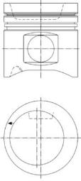 Piston KOLBENSCHMIDT 40208600