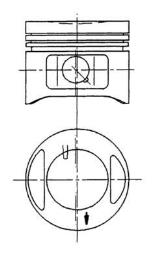 Piston KOLBENSCHMIDT 94870710